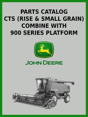 JOHN DEERE CTS (RISE & SMALL GRAIN) COMBINE WITH 900 SERIES PLATFORM