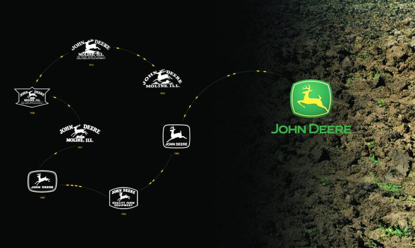 Evolution of the John Deere logo